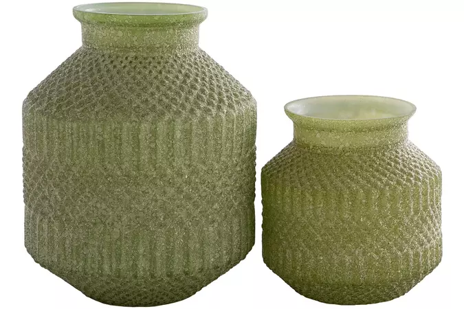 Surya Catalana Glass Vase (2 Pieces)  | Ashley