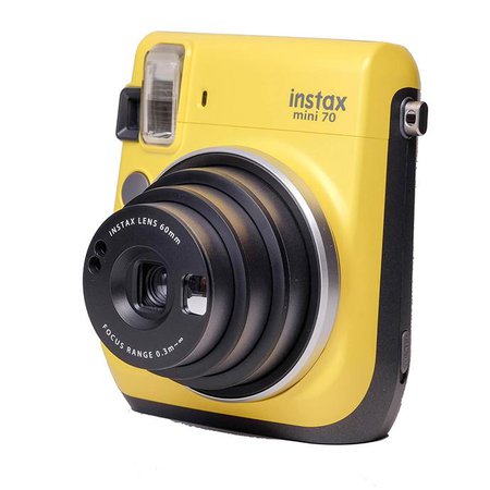Yellow Instax camera 70