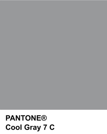 Pantone color cool grey