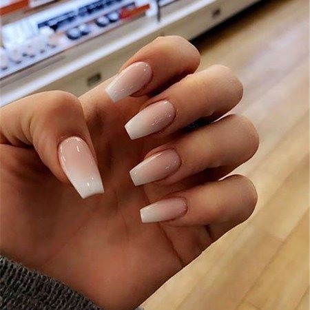 french fade nails