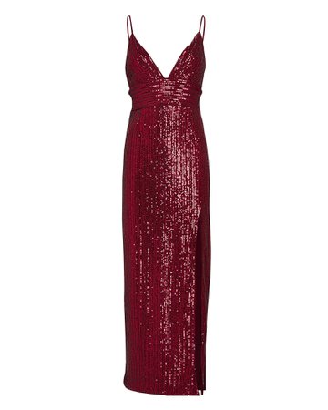 Saylor Gillian Sequinned Midi Dress | INTERMIX®