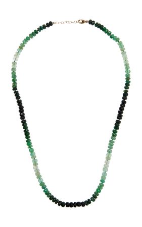 The Arizona Jumbo 14k Yellow Gold And Emerald Necklace By Jia Jia | Moda Operandi