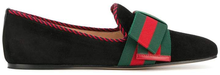 web bow loafers