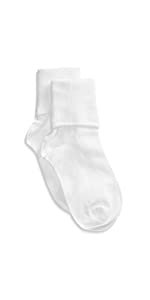 Amazon.com: Jefferies Socks Little Girls' Seamless Turn Cuff Socks (Pack of 6): Infant And Toddler Socks: Clothing