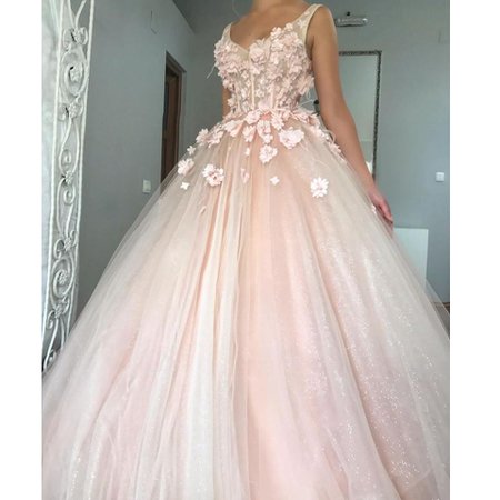 blush pink ball gown - Google Search