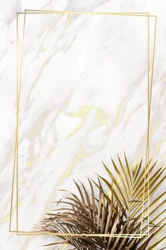 Marble and Color Leaves Background