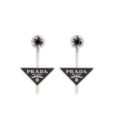 mytheresa Prada - Symbole silver earrings, Mytheresa