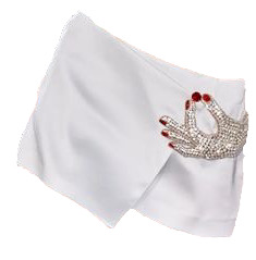 vivetta spring 2023 white skirt