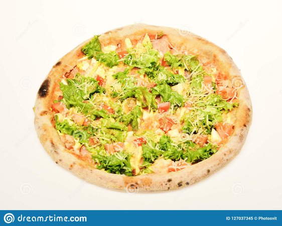 Spicy Pizza With Seasoning. Take Away Food With Red Sauce Stock Image - Image of mediterranean, ingredient: 127037345