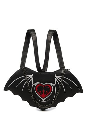 Bat Bag Alternative Goth Horror Bats Skull | Etsy