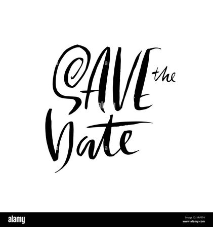 Save The Date Text