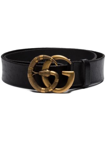 Shop Gucci Double G snake buckle belt with Express Delivery - FARFETCH
