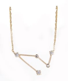 Zodiac necklace Celestial Jewelry Constellation Star Sign | Etsy