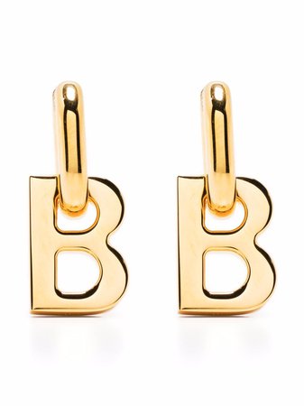 Balenciaga B Chain XS earrings - FARFETCH