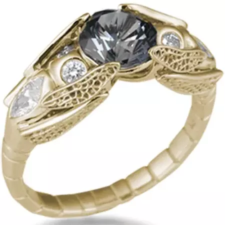 dragonfly gold ring - Google Search