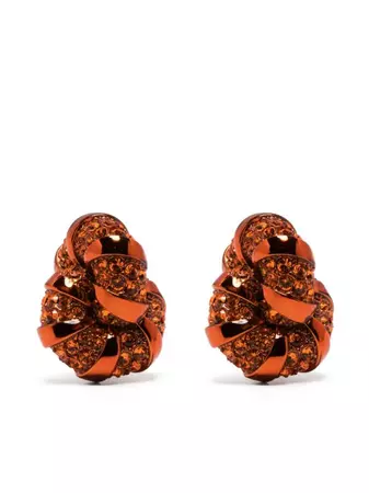 Lanvin Mélodie Rhinestone Earrings - Farfetch