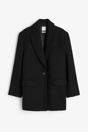 Wool-blend Blazer - Black - Ladies | H&M US