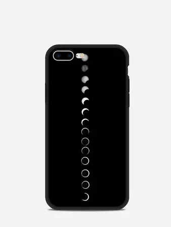 Moon Print iPhone Case