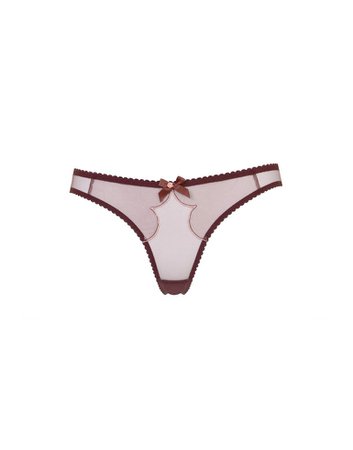 Lorna Full Brief In Brown | Agent Provocateur Lingerie