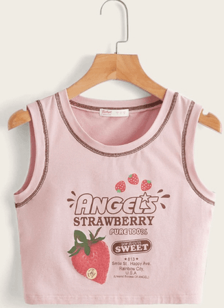 strawberry pink shirt