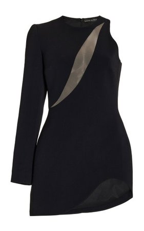 Cutout Cady One-Shoulder Mini Dress By David Koma | Moda Operandi
