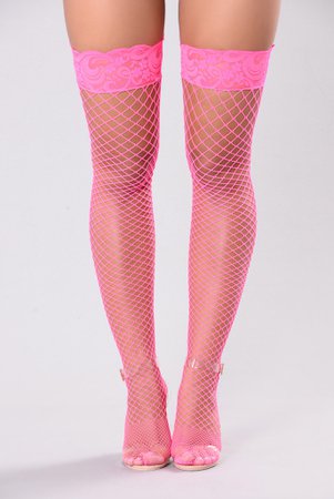 hot pink fishnets - Google Search