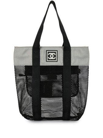 Chanel Pre-Owned Sport Line tote-väska Från 2003 - Farfetch