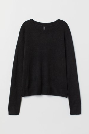 Knit Sweater - Black - | H&M US