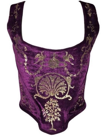 vivienne westwood purple corset