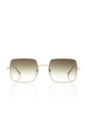 Crescent Acetate Square-Frame Sunglasses by Garrett Leight | Moda Operandi