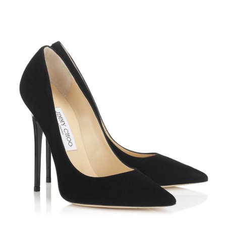 Black Suede Pointy toe Pumps | Anouk | Spring Summer 14 | Jimmy Choo