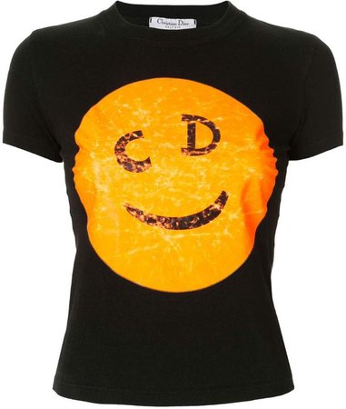 Pre-Owned signature initials graphic print T-shirt