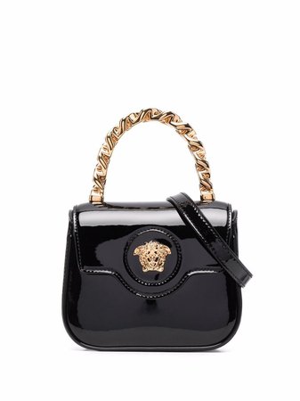 Shop Versace La Medusa leather mini bag with Express Delivery - FARFETCH