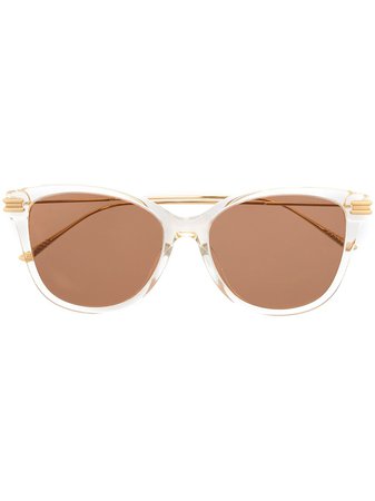 Bottega Veneta Eyewear square-frame sunglasses - FARFETCH