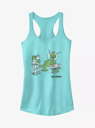 Toy Story Buzz and Rex Girls Tank