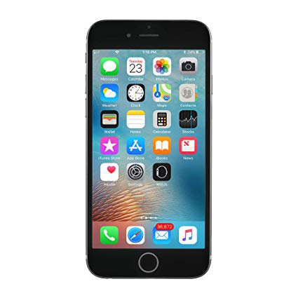 Apple iPhone 6S, GSM Unlocked, 64GB - Space Grey (Renewed)