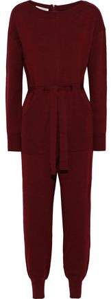 Belted Wool Jumpsuit