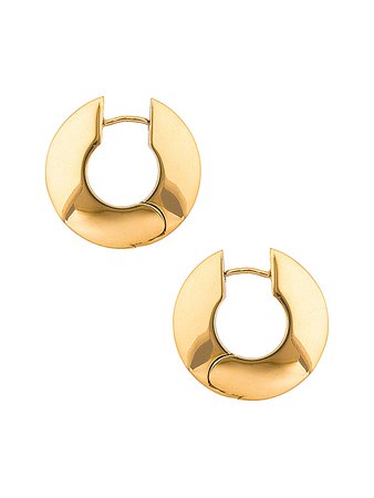Bottega Veneta Orecchini Earrings in Yellow Gold | FWRD