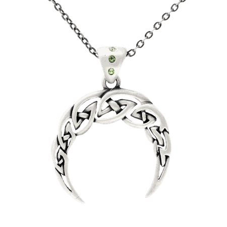Celtic Crescent Necklace - CCJ192 by Medieval Collectibles