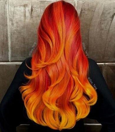 flame hair
