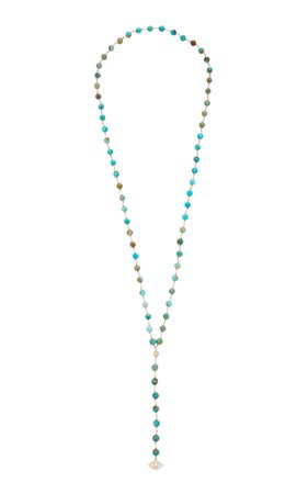 Turquoise Lariat Necklace by Sydney Evan | Moda Operandi