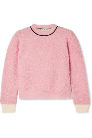 Marni Wool-blend fleece sweater