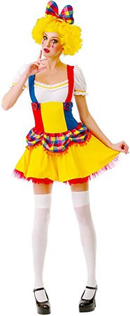Amazon.com: Cutie Clown Women's Halloween Costume - Sexy Harlequin Circus Performer Dress (Medium): Clothing