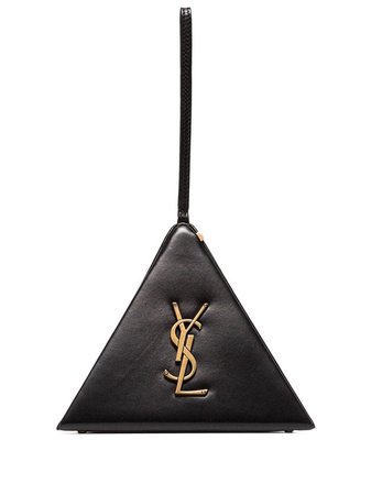 Saint Laurent Black Pyramid Box Bag Ss20 | Farfetch.com