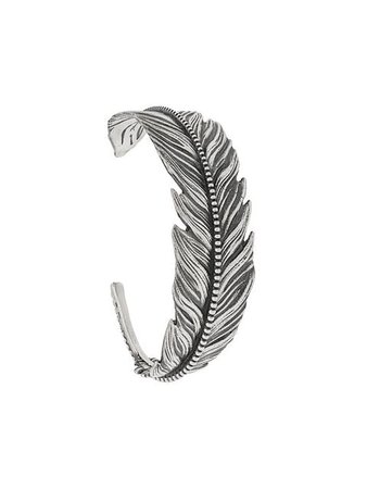 Nove25 Feather Cuff Bracelet