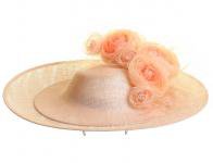 Emily-Jean Millinery | Camille Nude | nude and Wide Brim Hats | LOVEHATS.COM