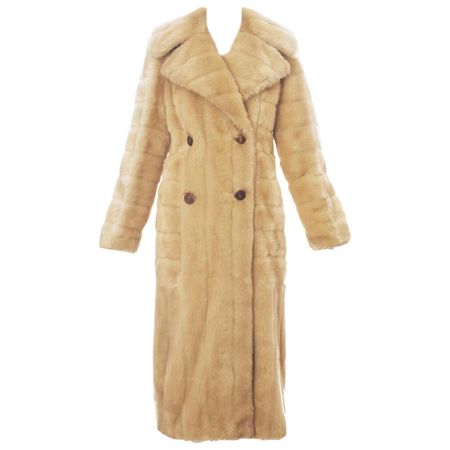 Gucci by Tom Ford cream faux fur double breasted coat, fw 1996 For Sale at 1stDibs | tom ford black
