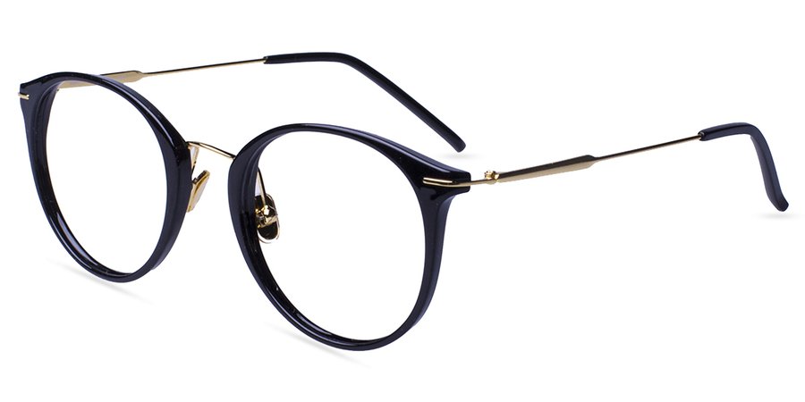 Unisex full frame mixed material eyeglasses - S185 | Firmoo.com