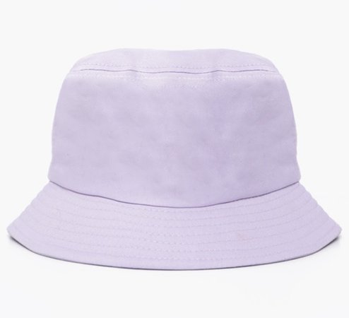 lilac bucket hat