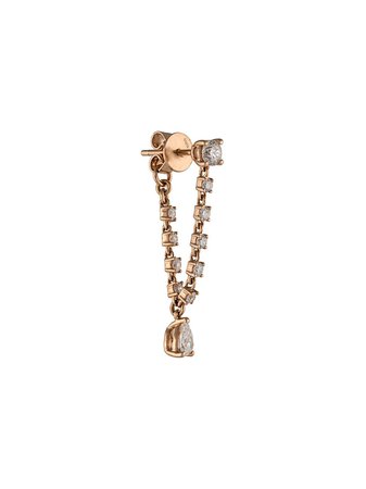 Pink Anita Ko 18Kt Rose Gold Olivia Diamond Earring | Farfetch.com